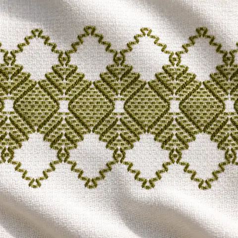 Detalhe do vagonite verde-oliva